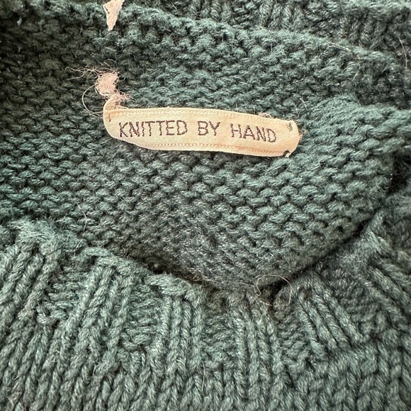 Vintage Knitted By Hand Pull Over Sweater - Picture 4 of 4
